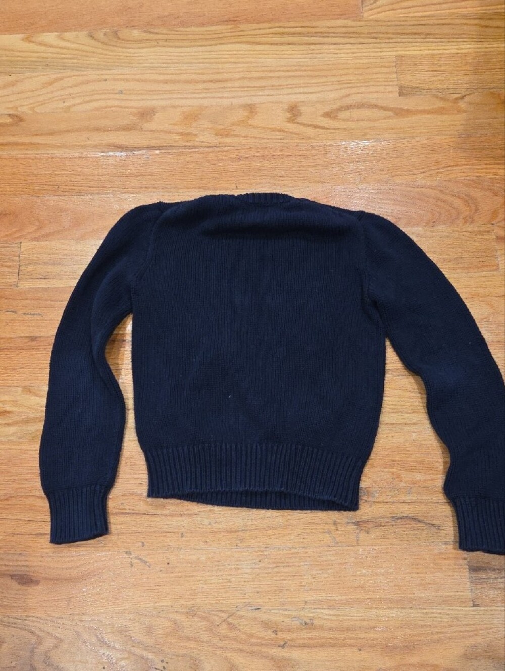 Polo Ralph Lauren Navy American Flag Knit Sweater, kids size 16 - Picture 5 of 5